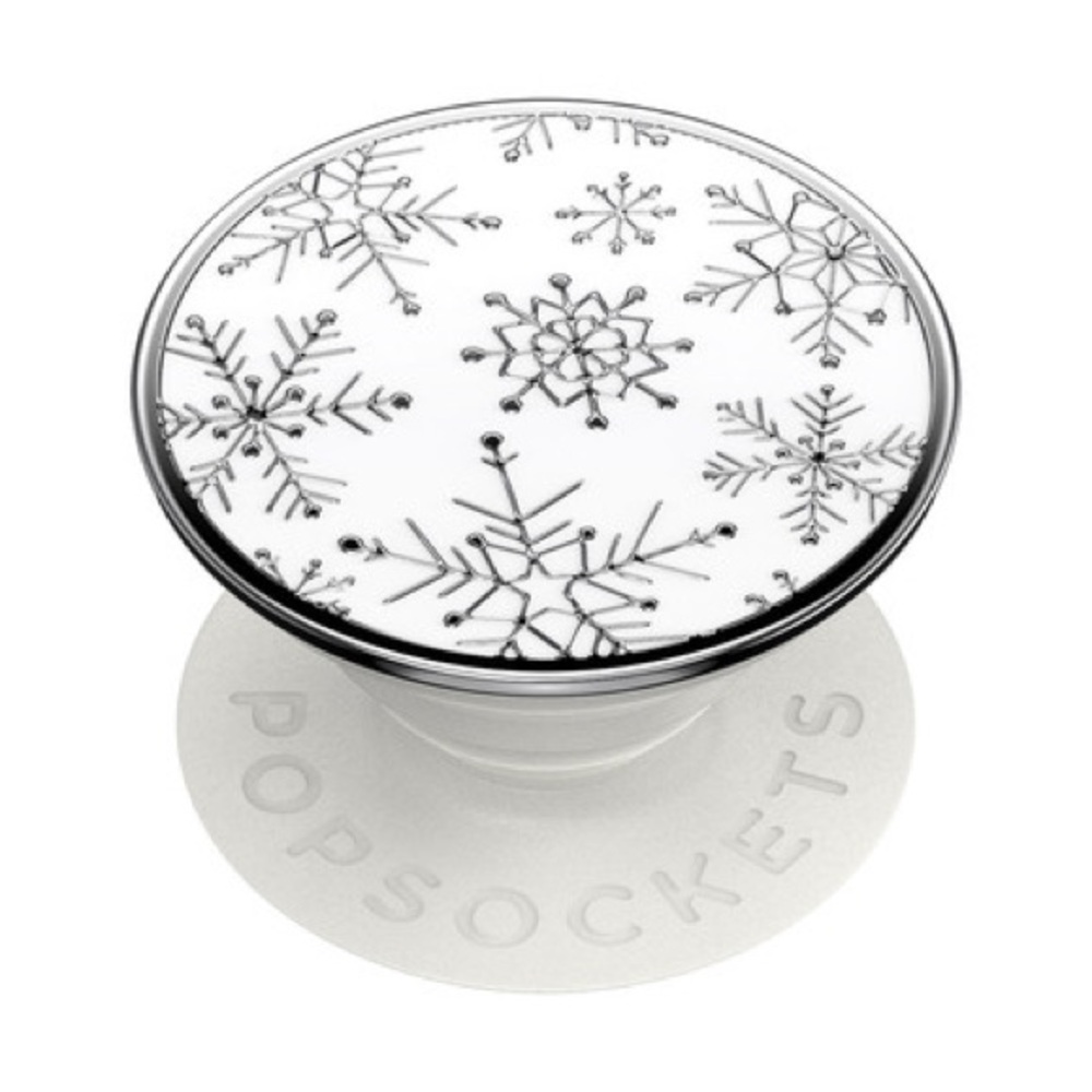 *NWT* PopSocket PopGrip Premium Enamel Snowflakes with Swappable Top